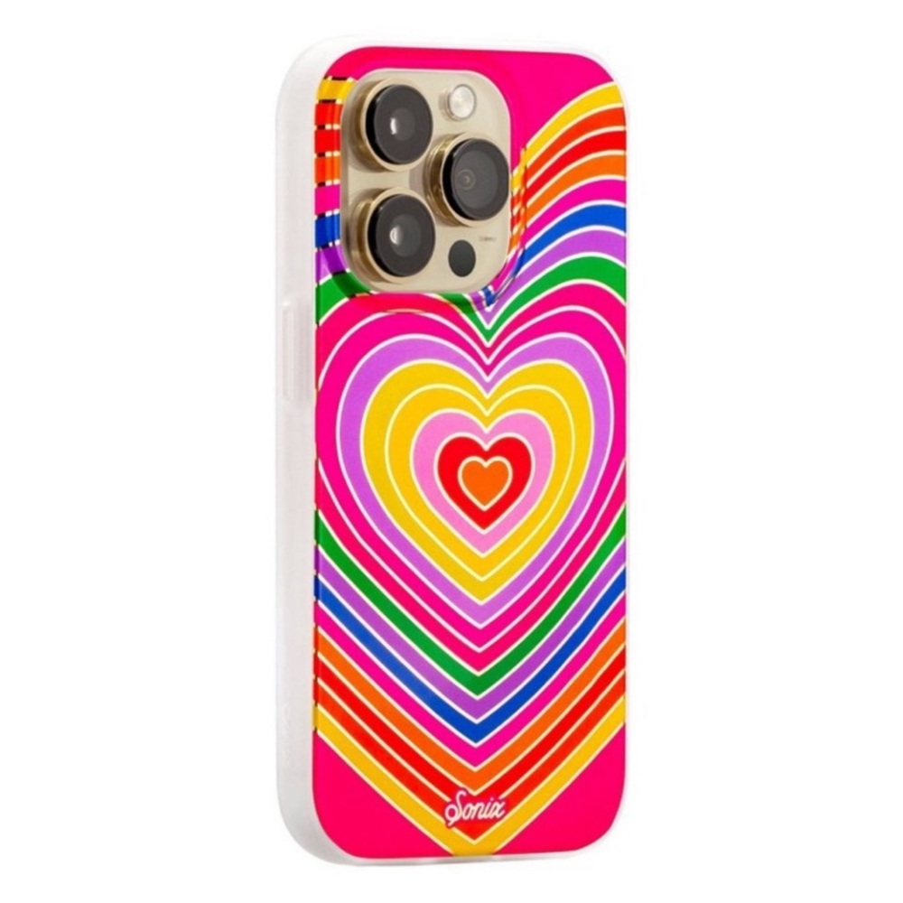 Sonix iPhone 14 Pro- Rainbow Hearts with MagSafe NWT - Picture 3 of 7